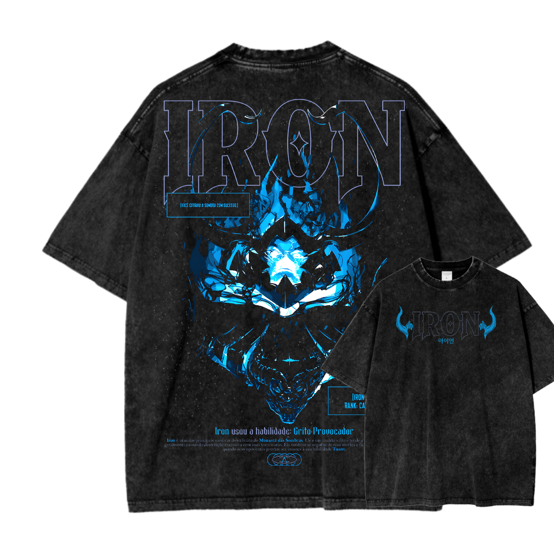 Solo-Leveling Unisex Fit Washed T-Shirt