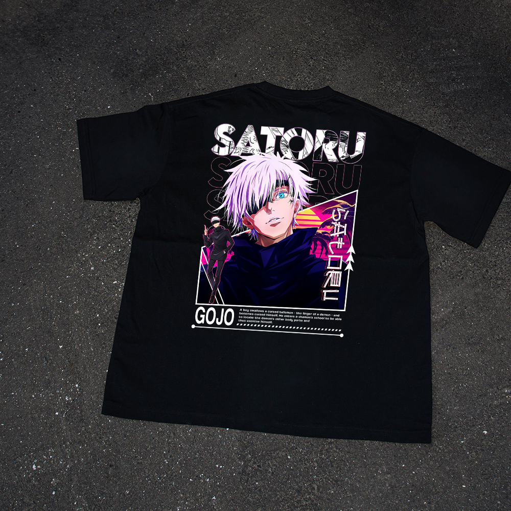 The Character "Satoru Gojo" In Jujutsu Kaisen T-shirt