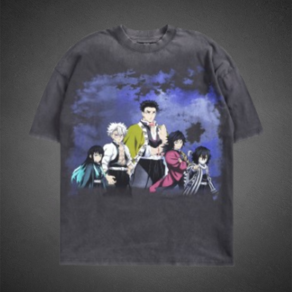 DEMON SLAYER: Hinokami Kagura Flame Print Tee