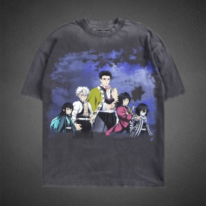 DEMON SLAYER: Hinokami Kagura Flame Print Tee