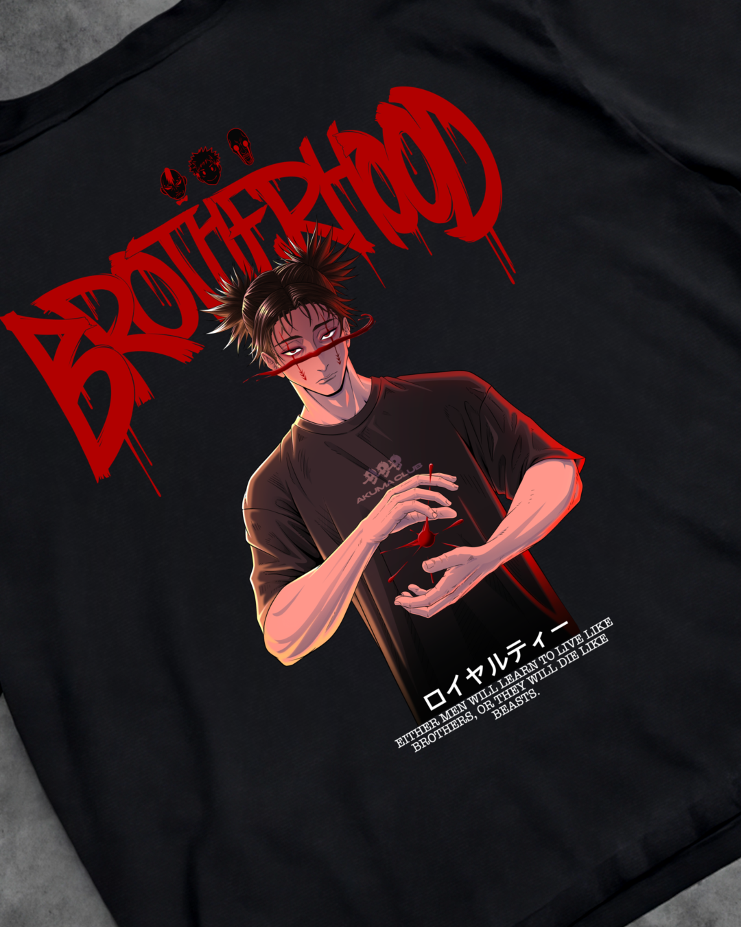 Anime [Jujutsu Kaisen] Graphic Print T-shirt