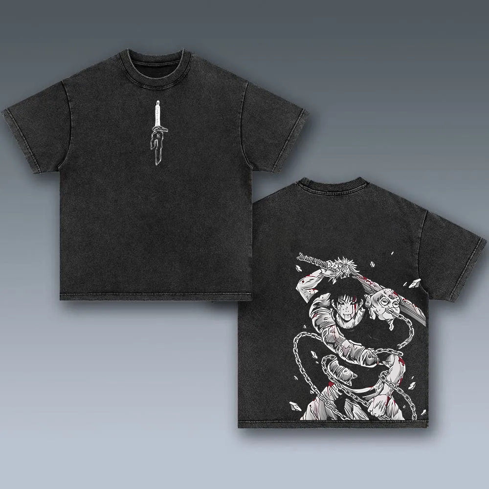 Jujutsu Kaisen Printed Men's Washed Tee