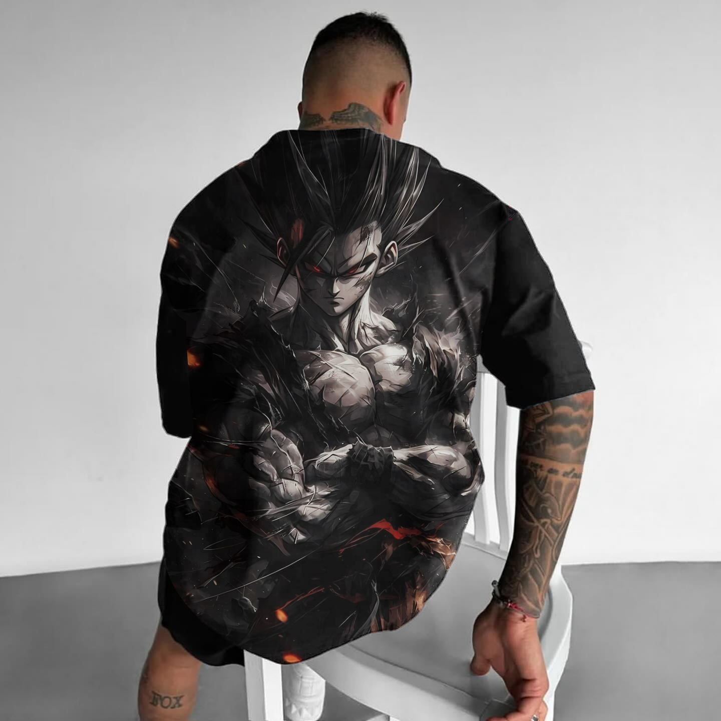 Anime 【Dragon Ball】 Character Collection "Son Goku" Pattern Printed T-shirt