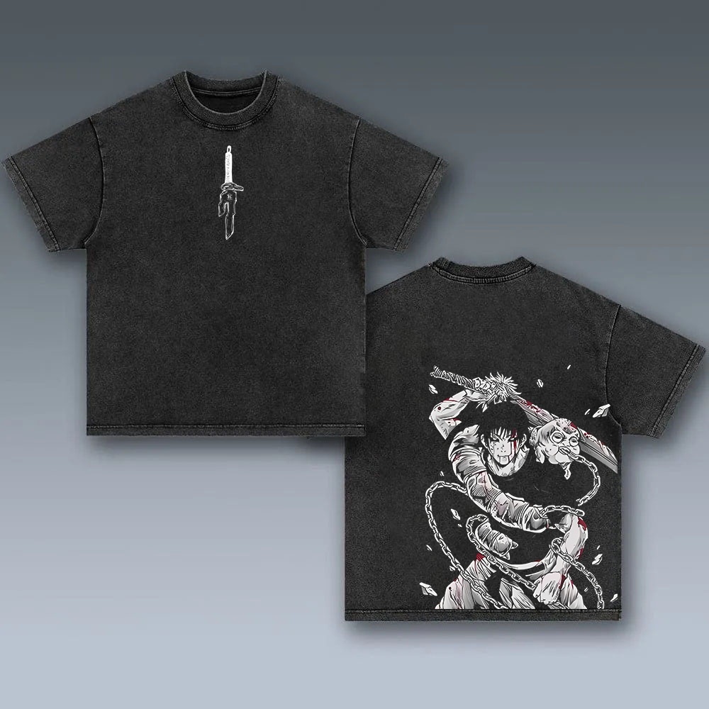 Jujutsu Kaisen Printed Men's Washed Tee