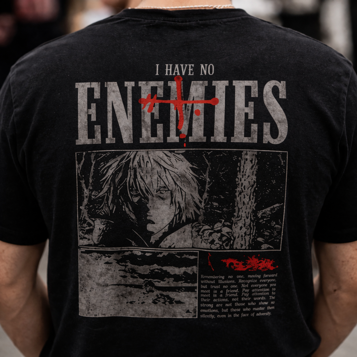 NO ENEMIES Vintage Tee