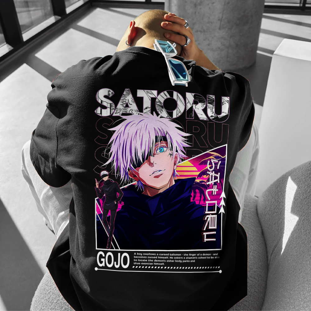 The Character "Satoru Gojo" In Jujutsu Kaisen T-shirt