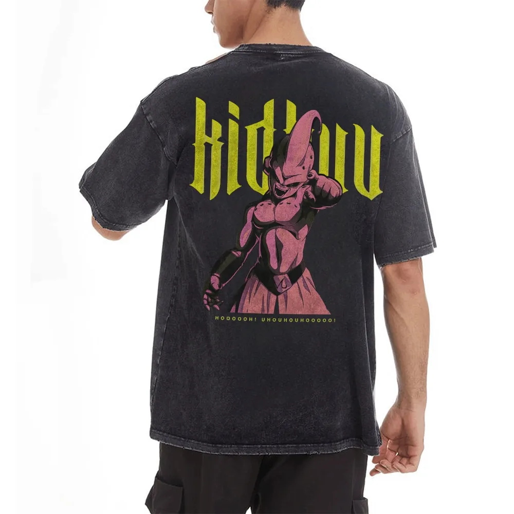 Dragon Ball Super Kid Buu Oversize Washed Tee