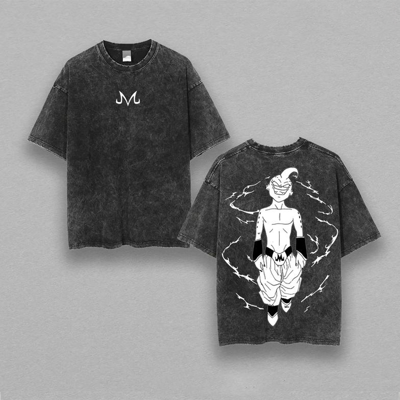 Dragon Ball Majin Buu Oversize Washed T-Shirt