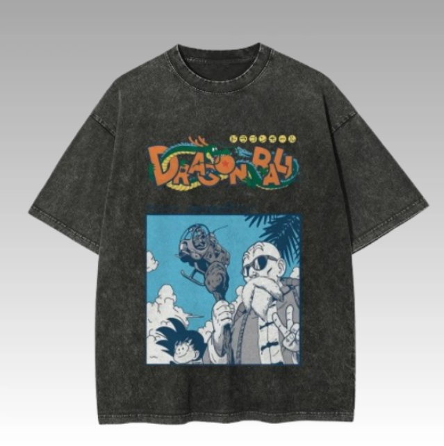 Dragon Ball Super Master Roshi Oversize Washed Tee