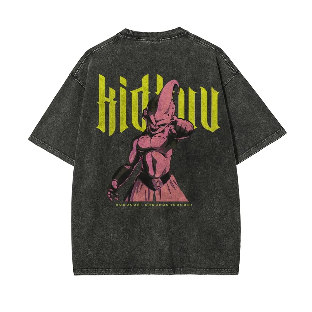 Dragon Ball Super Kid Buu Oversize Washed Tee