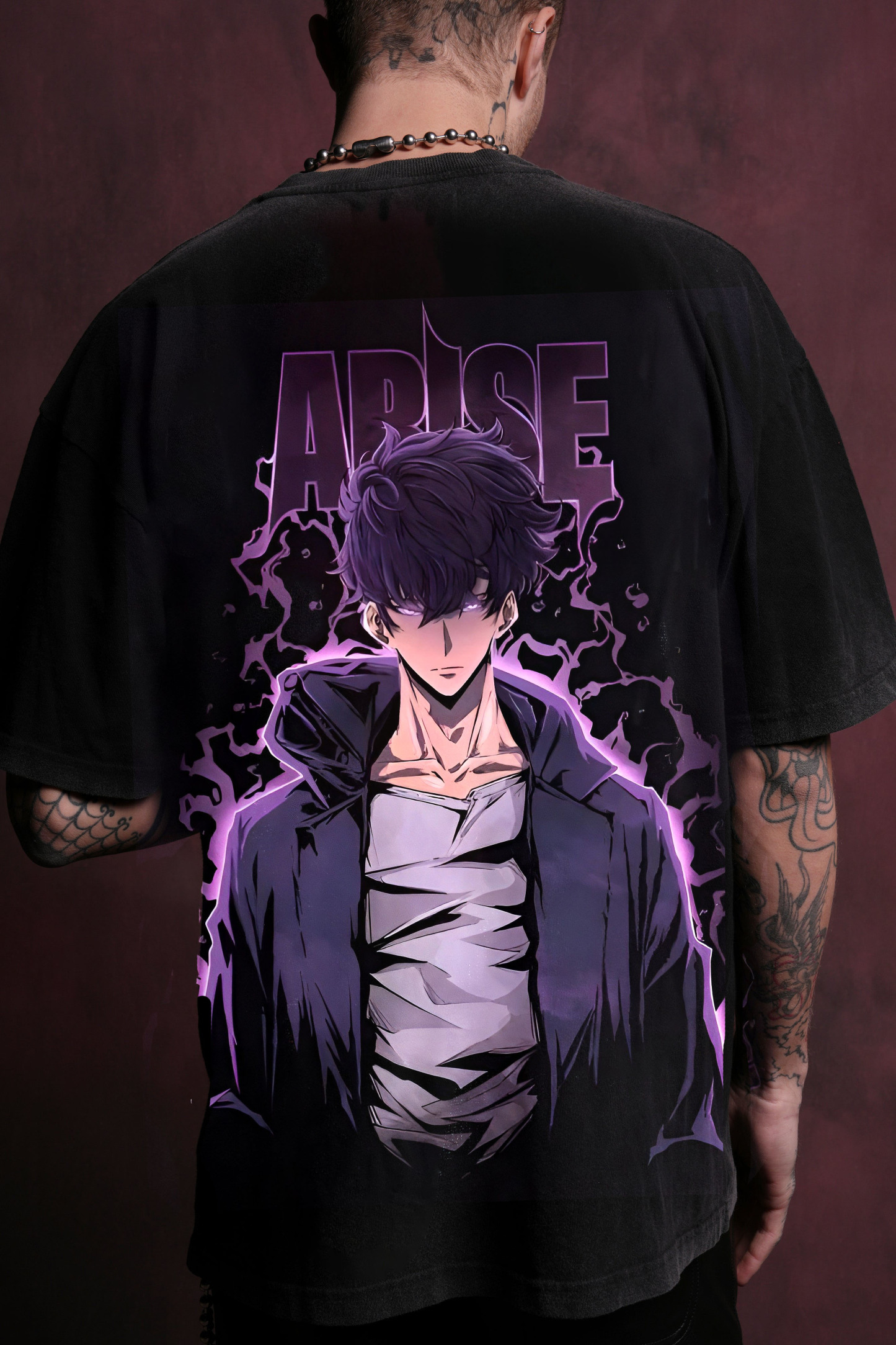 Solo Leveling God Statue Printed Unisex T-Shirt