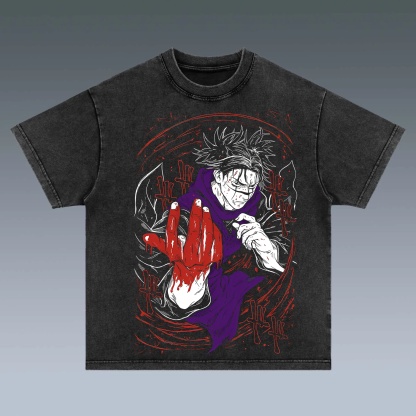 Limited Edition Jujutsu Kaisen Character Washed T-Shirt