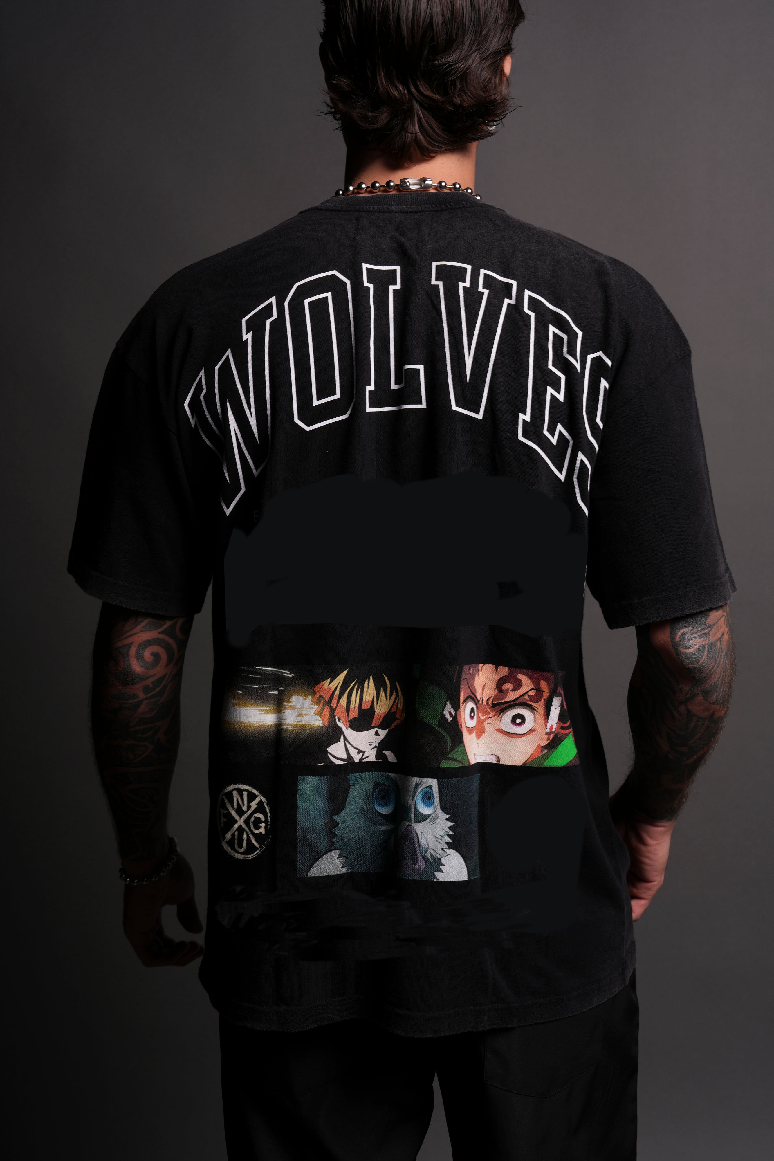 DEMON SLAYER: Hinokami Kagura Flame Print Tee