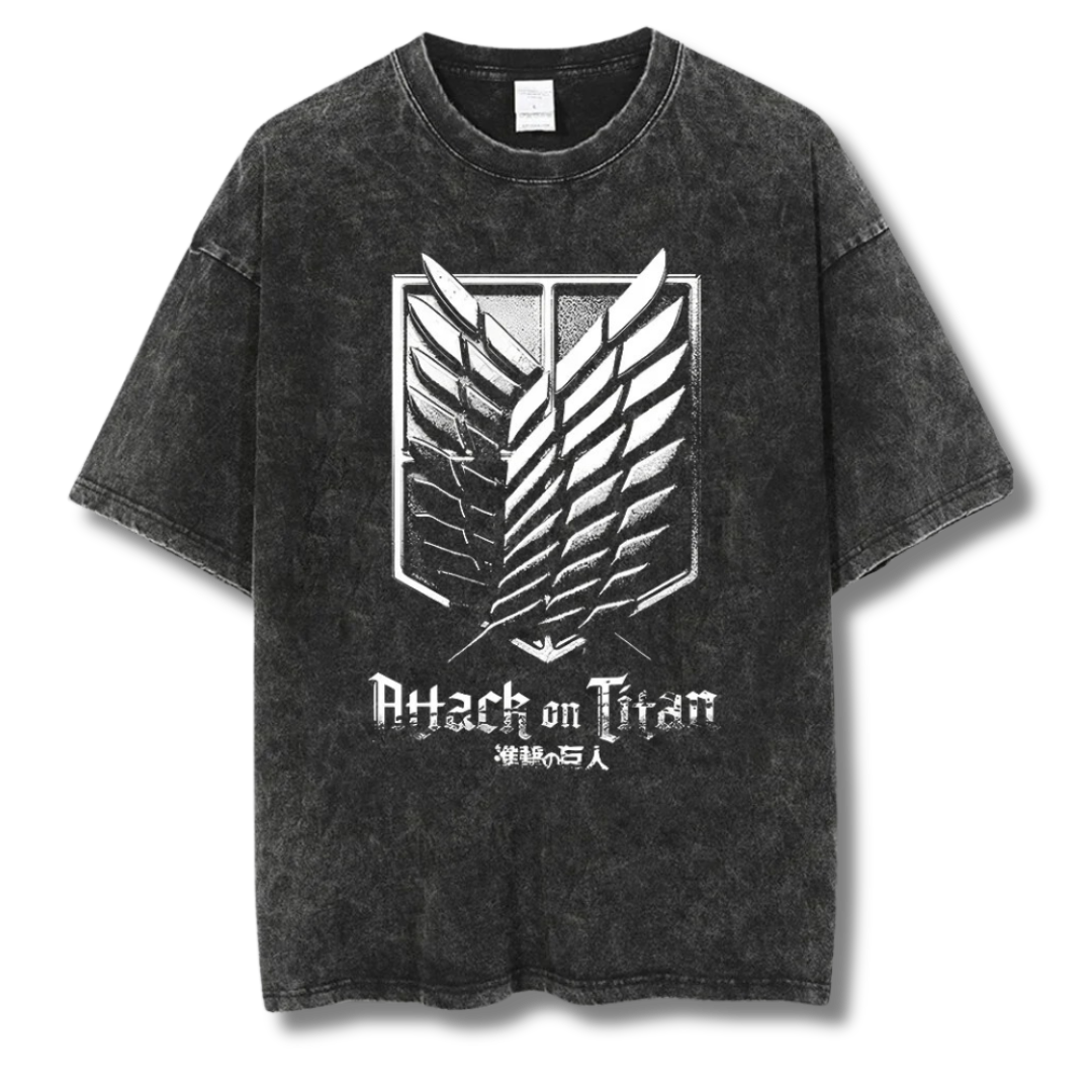 Attack On Titan "Blazon I" Washed Tee