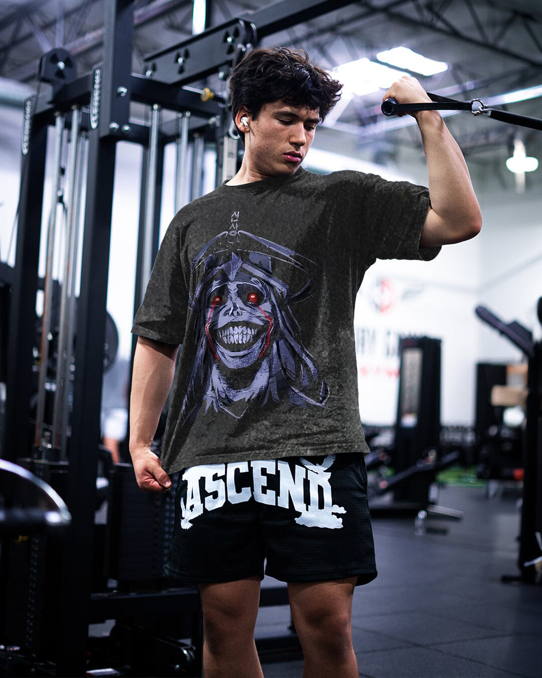 Solo Leveling Printed Men's Washed T-Shirt