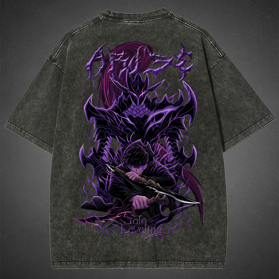 Solo leveling Unisex Fit Washed T-Shirt