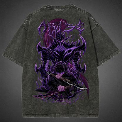 Solo leveling Unisex Fit Washed T-Shirt