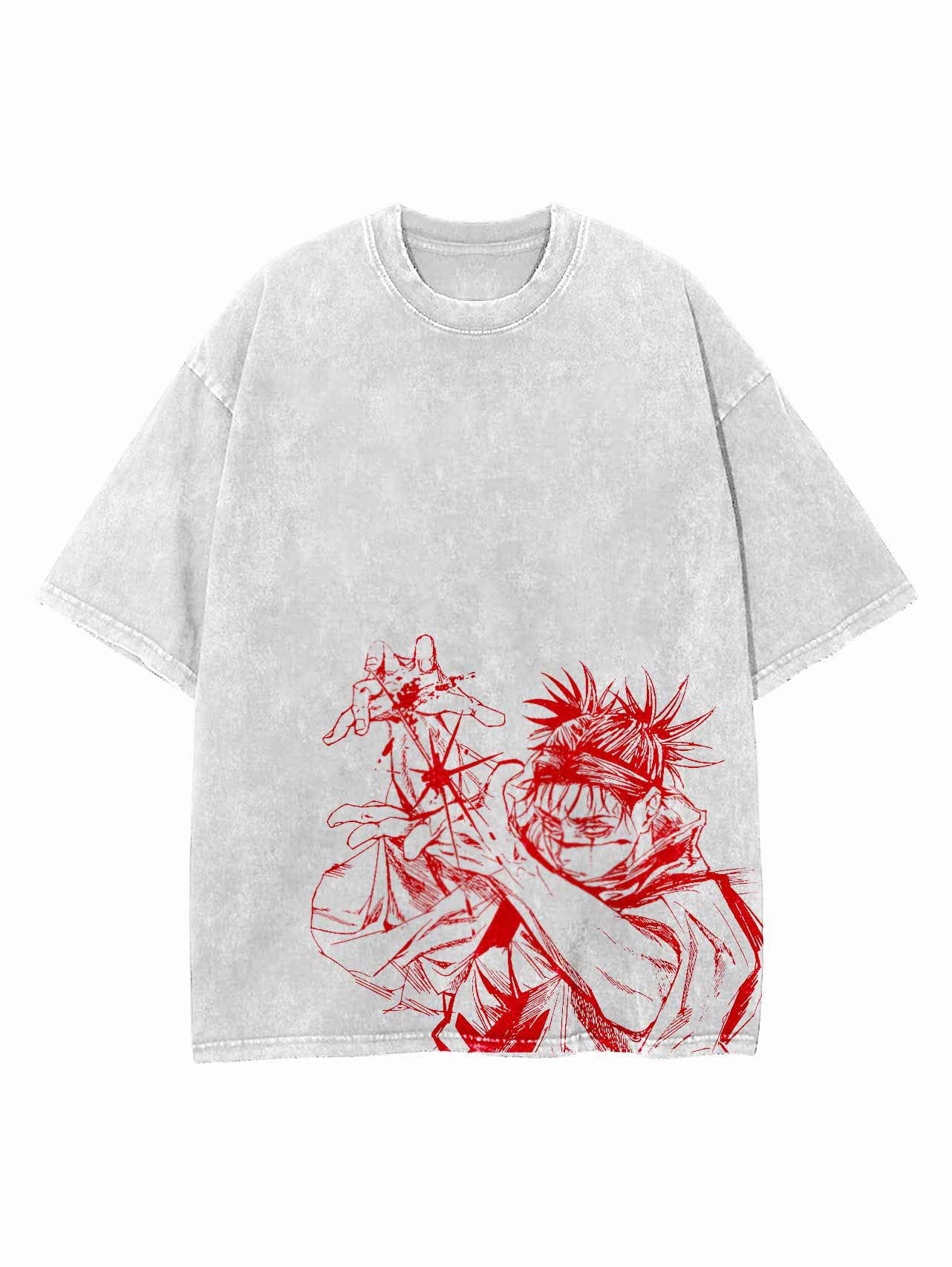Vintage Jujutsu Kaisen Anime Character T-Shirt