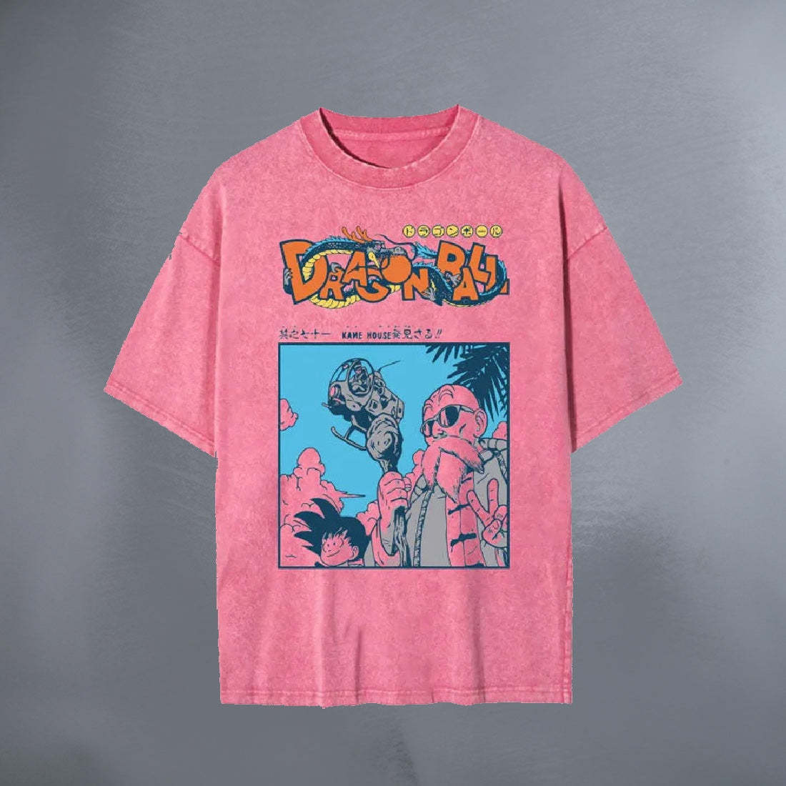 Master Roshi Vintage Oversize Washed Tee