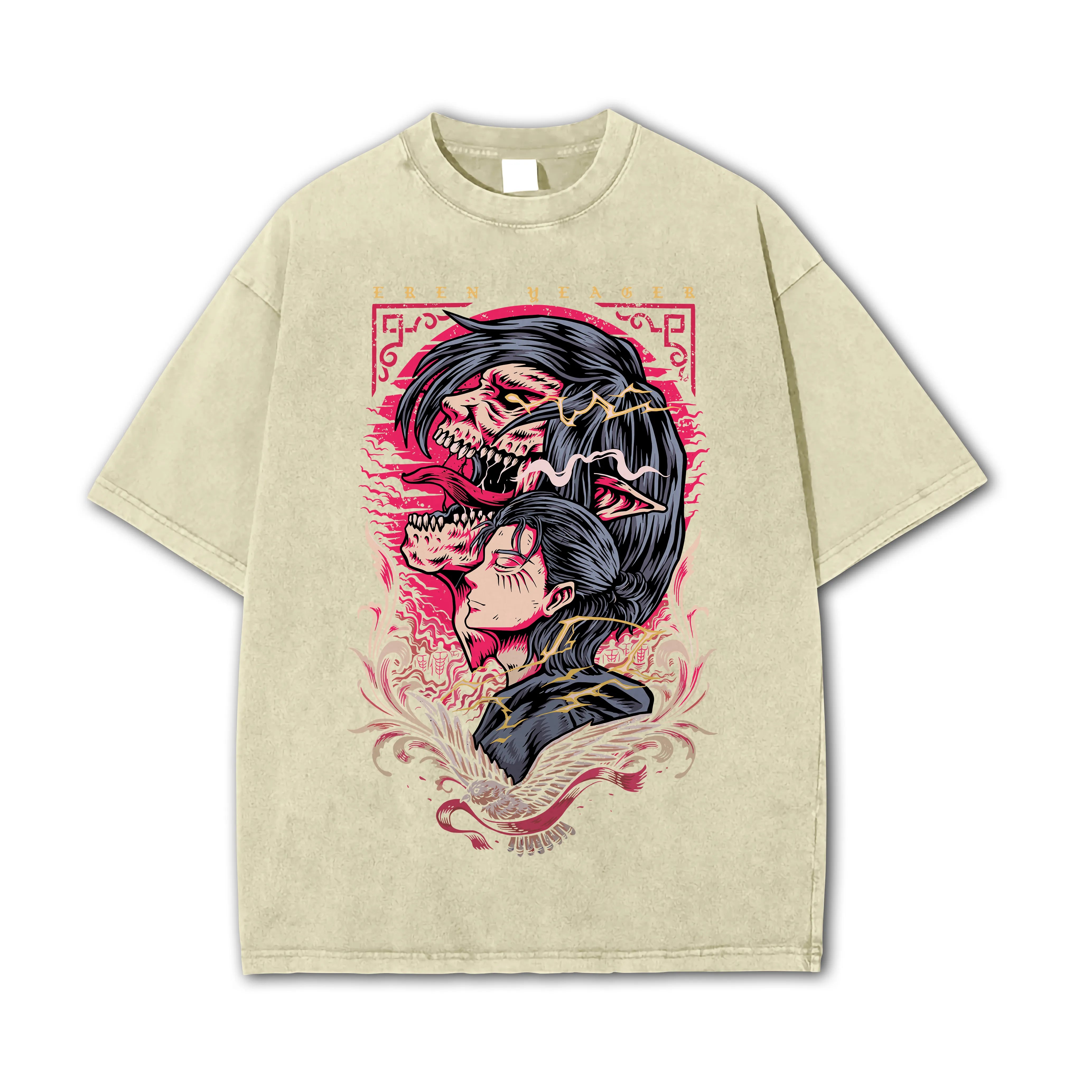 fTitan Siege Freedom Fighter Attack Titan Vintage T-Shirt