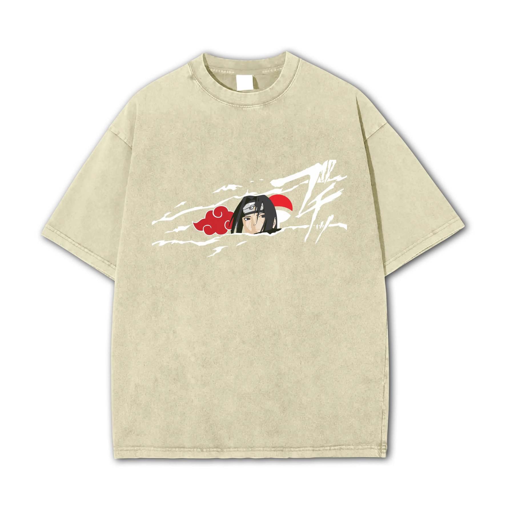 Hidden Leaf Shinobi - Black Flame Prodigy of the Avenger Ninja Vintage T-Shirt