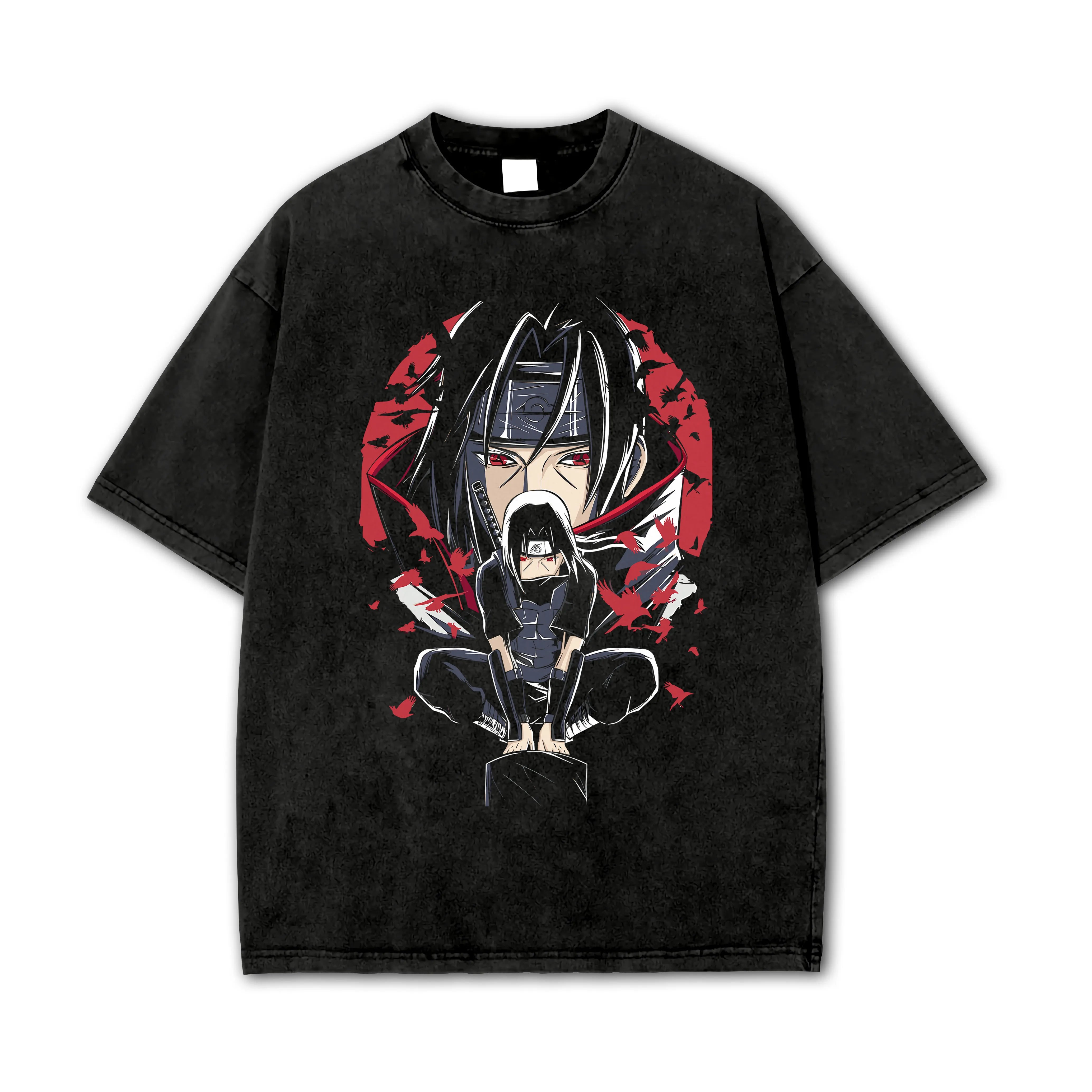 Hidden Leaf Shinobi - Black Flame Prodigy's Tsukuyomi Vintage T-Shirt