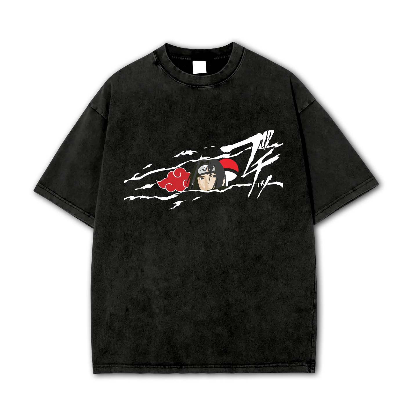 Hidden Leaf Shinobi - Black Flame Prodigy of the Avenger Ninja Vintage T-Shirt