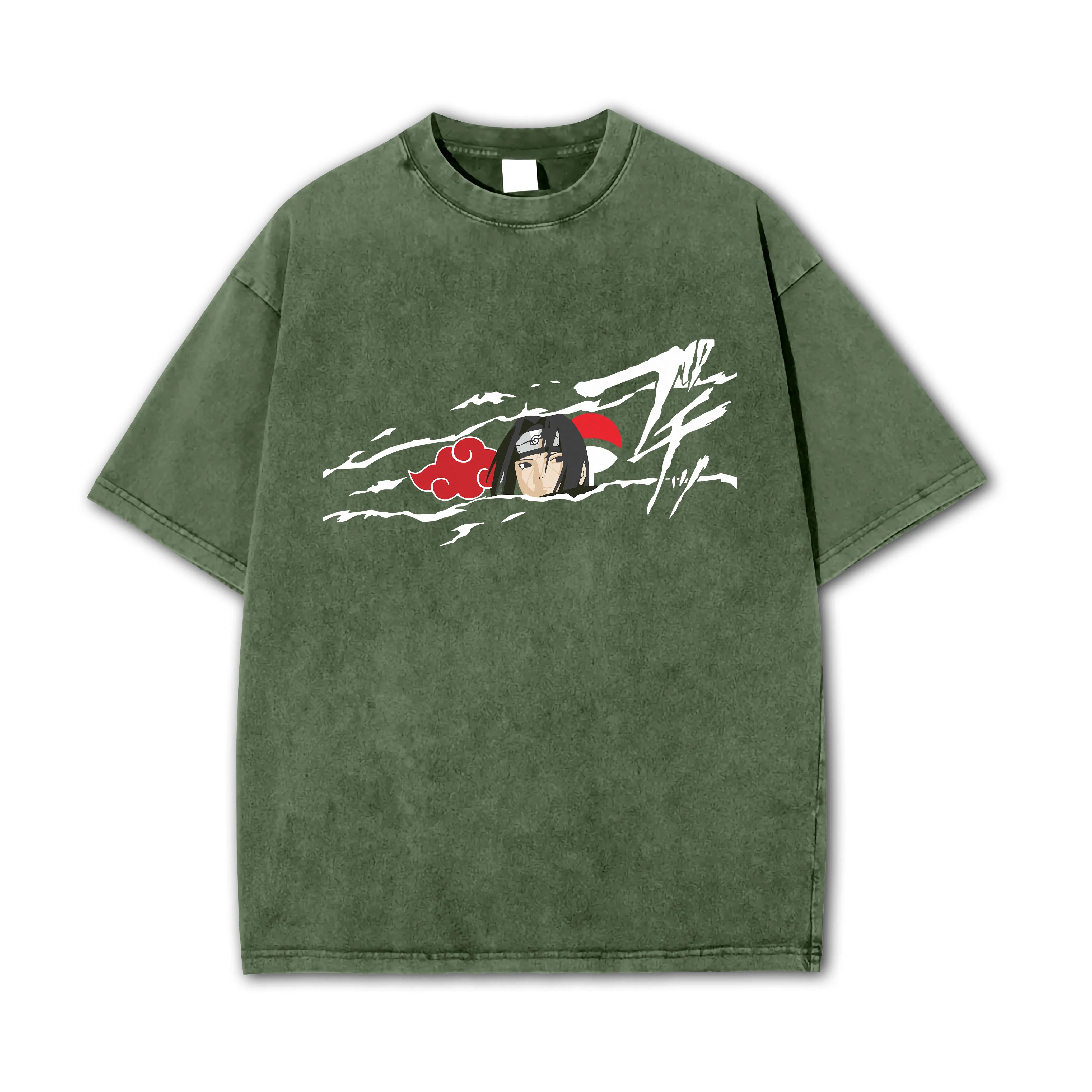 Hidden Leaf Shinobi - Black Flame Prodigy of the Avenger Ninja Vintage T-Shirt