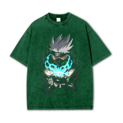 Hidden Leaf Shinobi - Ninja's Chidori Vintage T-Shirt