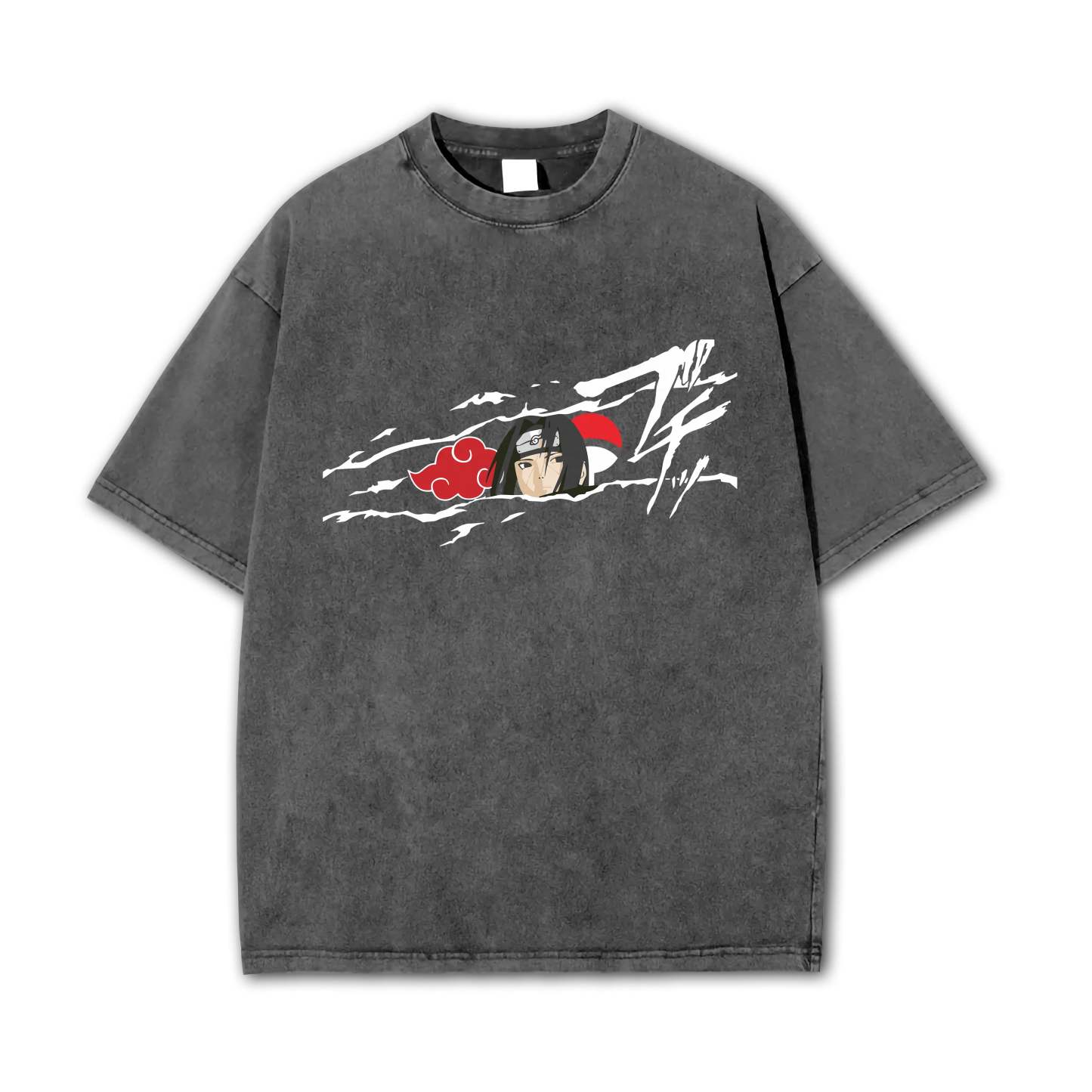 Hidden Leaf Shinobi - Black Flame Prodigy of the Avenger Ninja Vintage T-Shirt
