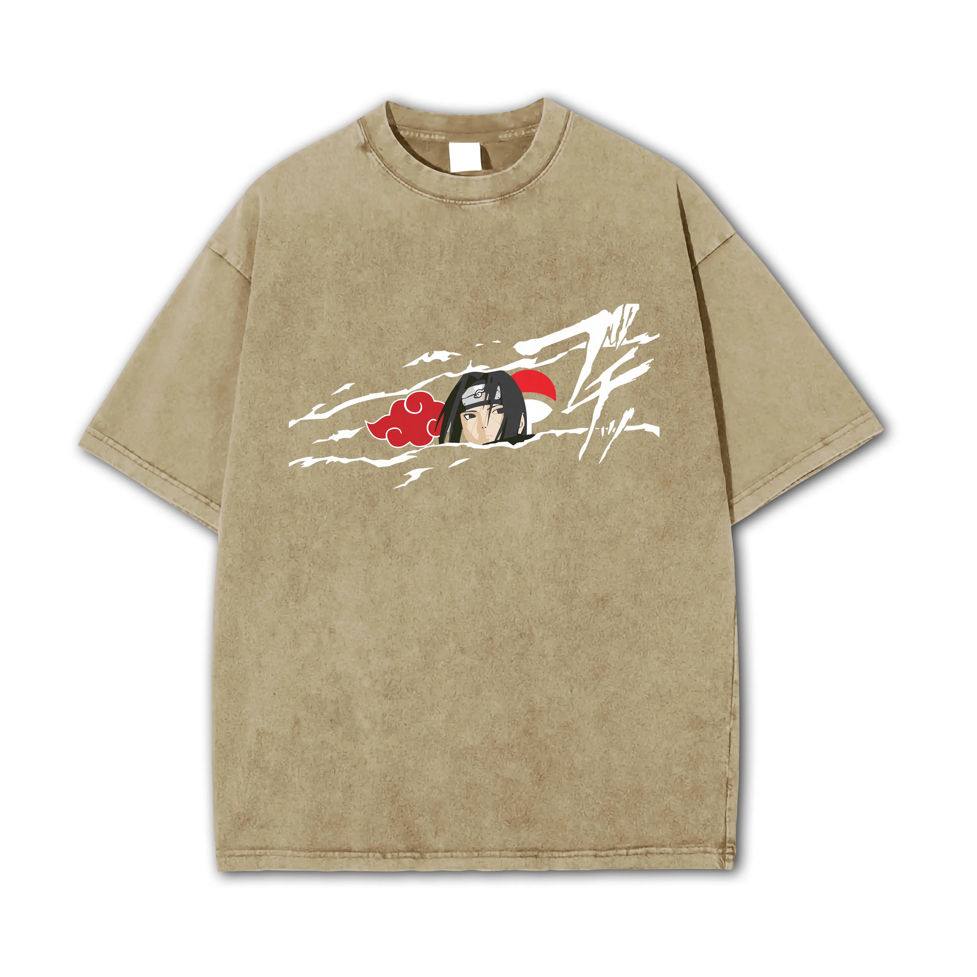 Hidden Leaf Shinobi - Black Flame Prodigy of the Avenger Ninja Vintage T-Shirt