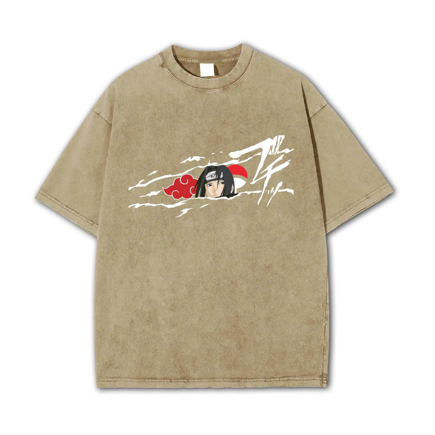 Hidden Leaf Shinobi - Black Flame Prodigy of the Avenger Ninja Vintage T-Shirt