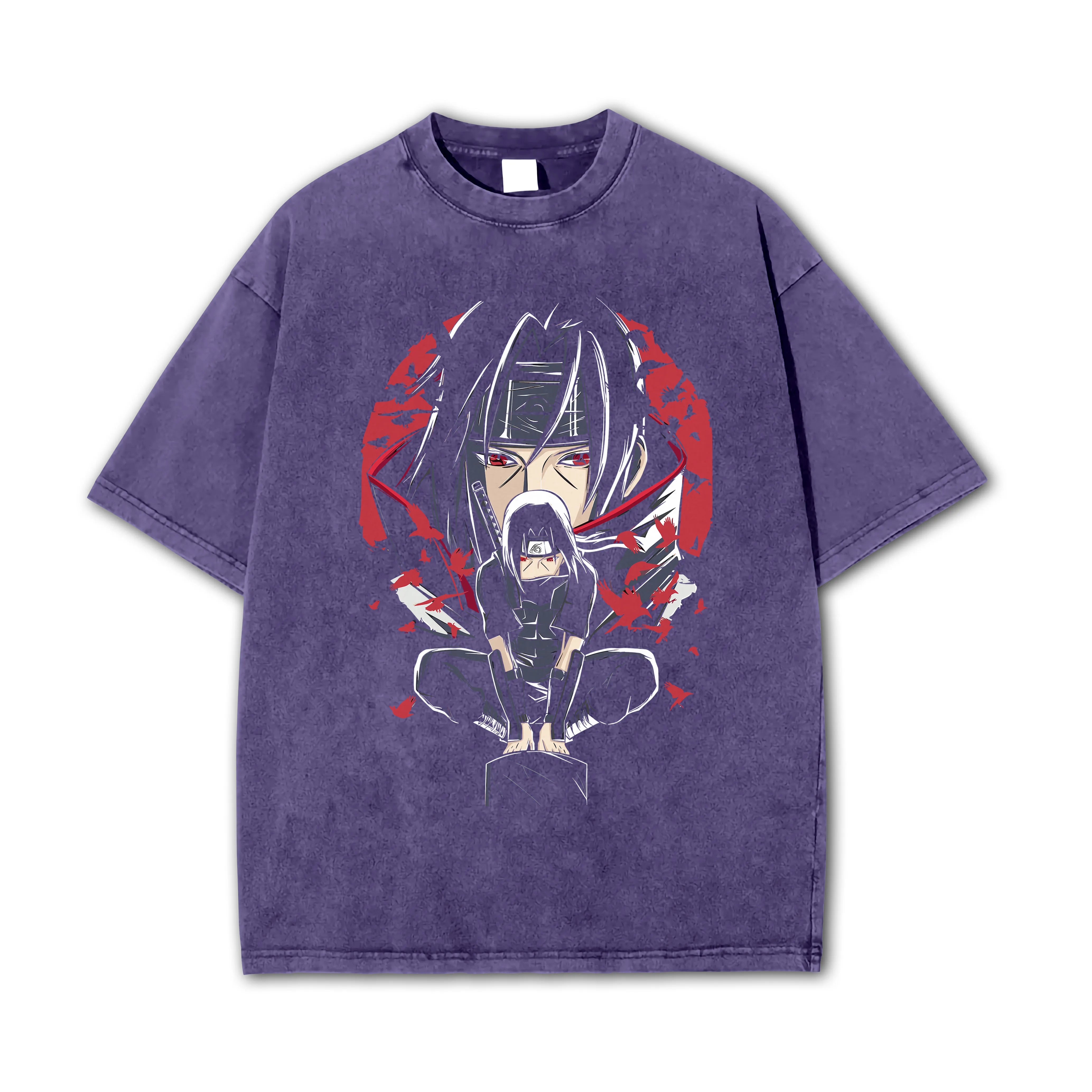 Hidden Leaf Shinobi - Black Flame Prodigy's Tsukuyomi Vintage T-Shirt