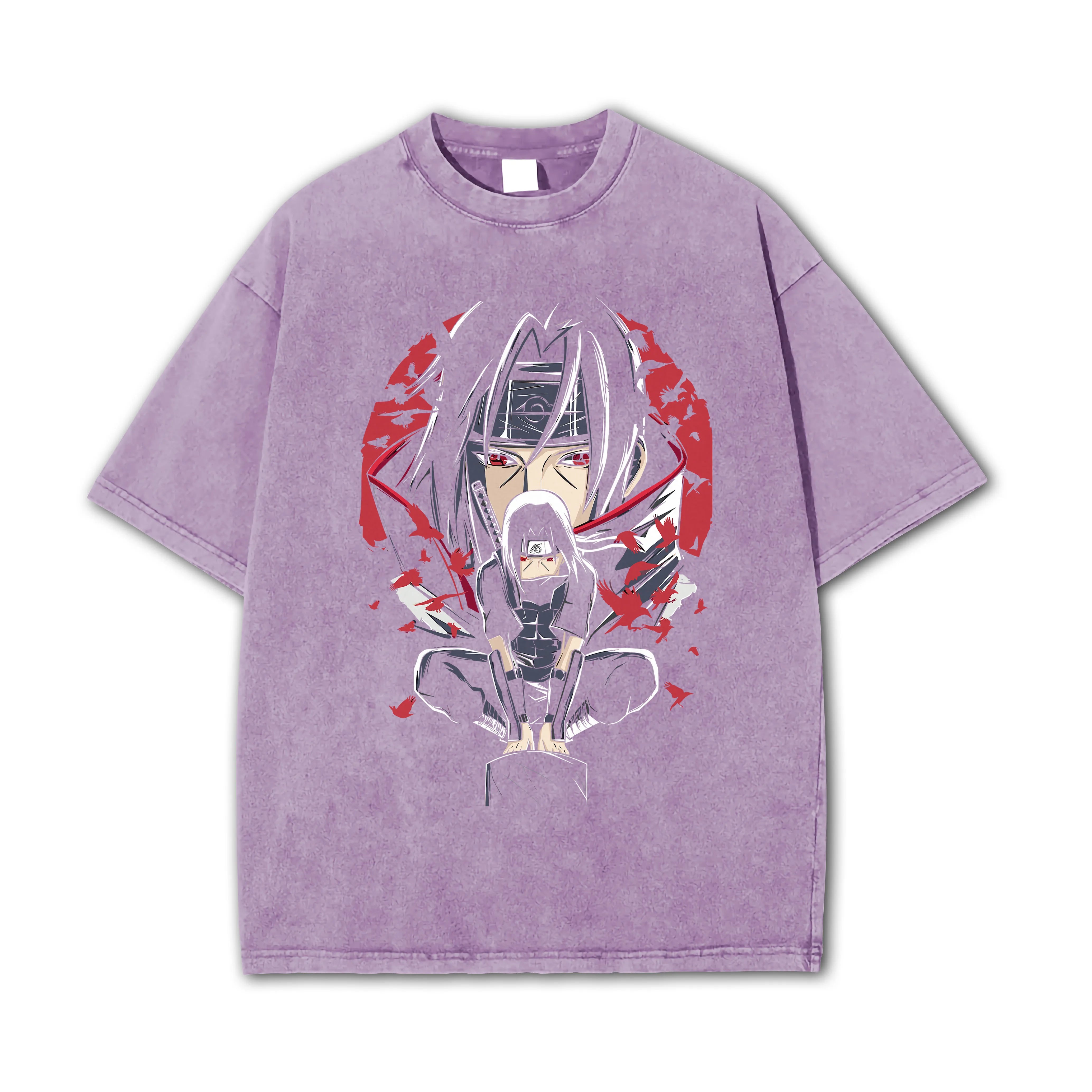 Hidden Leaf Shinobi - Black Flame Prodigy's Tsukuyomi Vintage T-Shirt