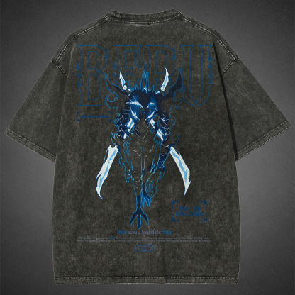 solo leveling Unisex Fit Washed T-Shirt