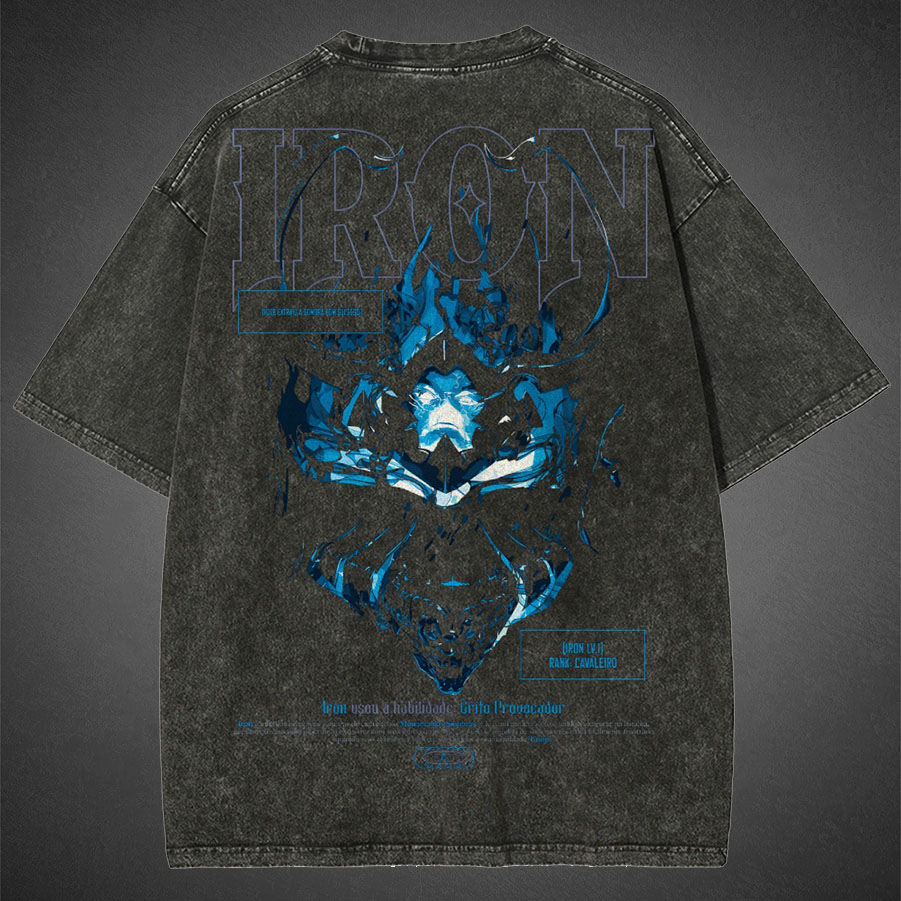 Solo-Leveling Unisex Fit Washed T-Shirt