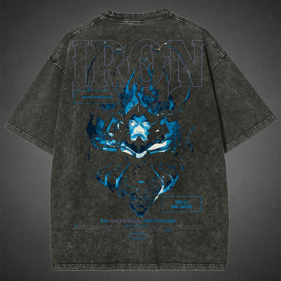 Solo-Leveling Unisex Fit Washed T-Shirt