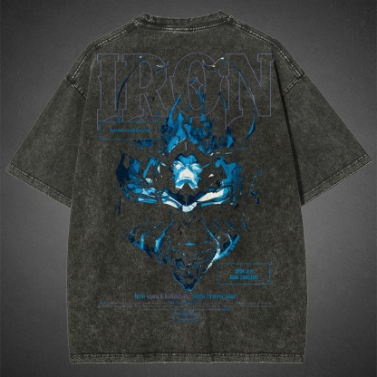 Solo-Leveling Unisex Fit Washed T-Shirt