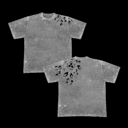 Retro Naruto Anime Oversize Washed Tee