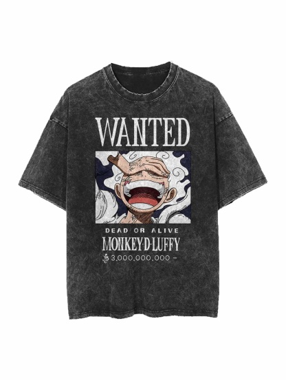 Gear 5 Bounty Poster Vintage Oversize Washed Tee