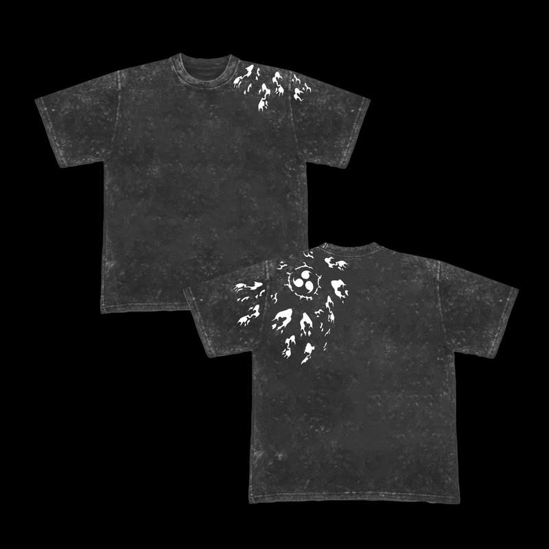 Retro Naruto Anime Oversize Washed Tee