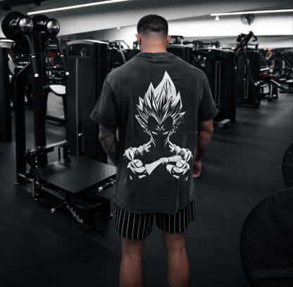 Retro Limited Vegeta Dragon Ball Oversize Washed Tee