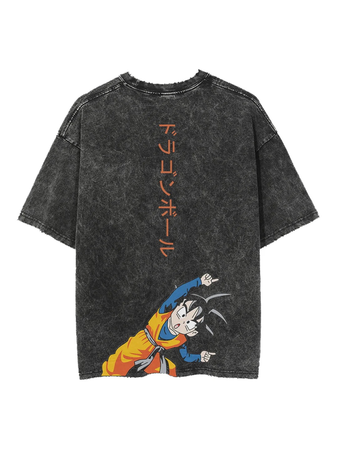 Trunks X Goten Fusion Vintage Oversize Washed Tee