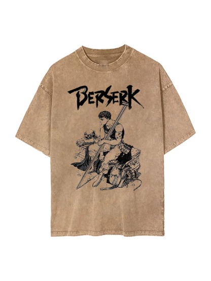 Berserk Guts Vintage Oversize Washed Tee