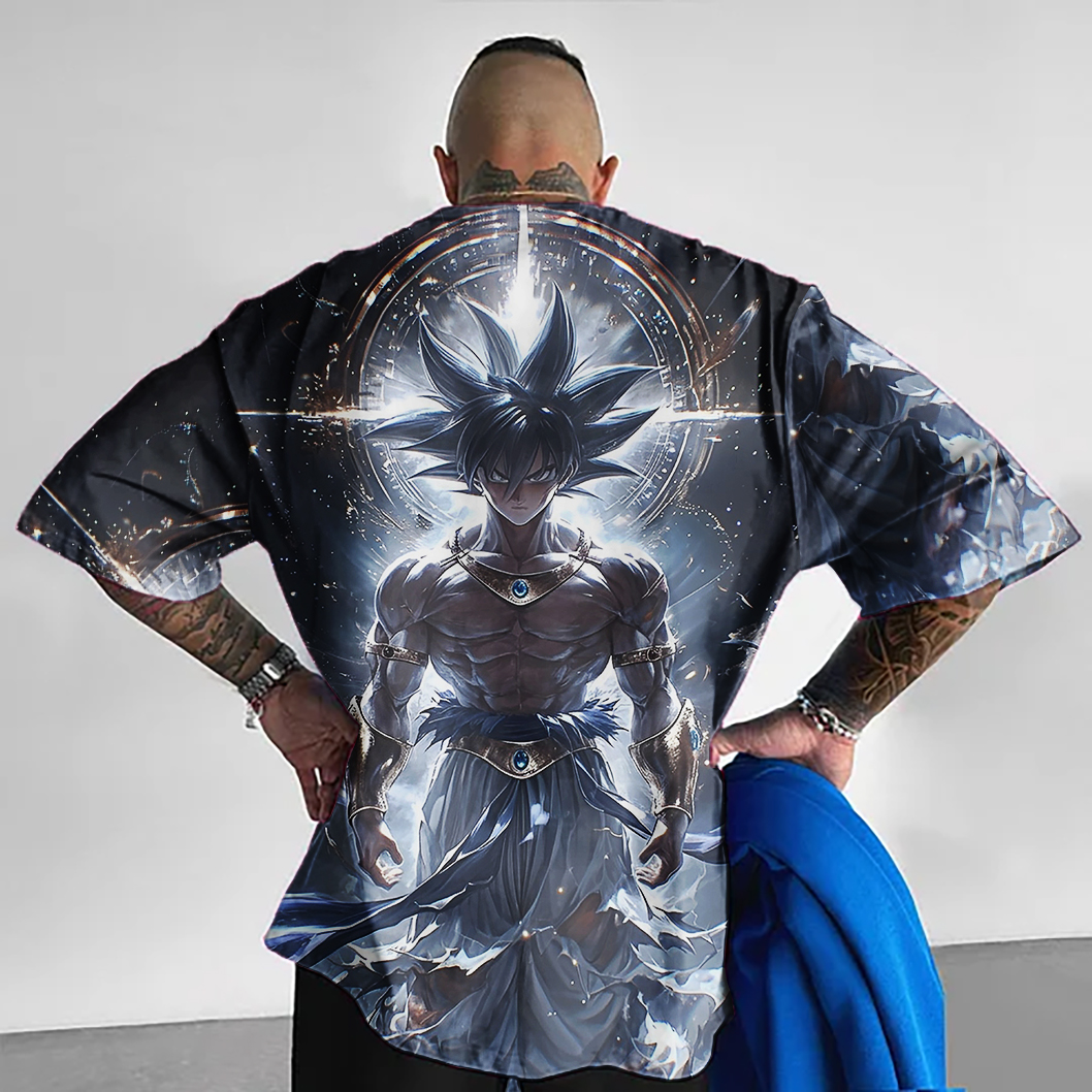 Anime 【Dragon Ball】 Character Collection "Son Goku" Pattern Printed T-shirt