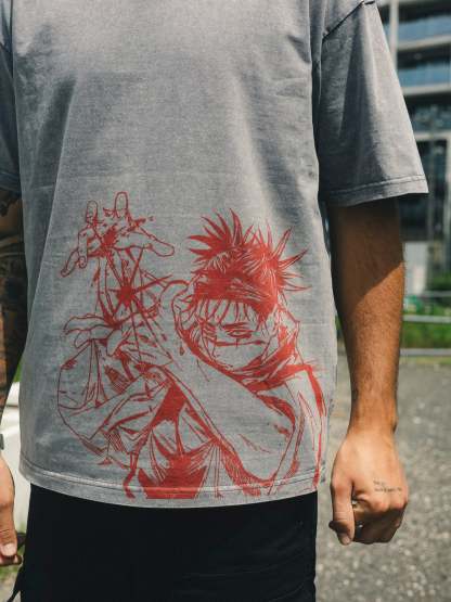Vintage Jujutsu Kaisen Anime Character T-Shirt