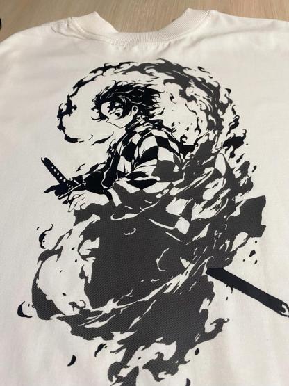 Minimal Anime Print Top