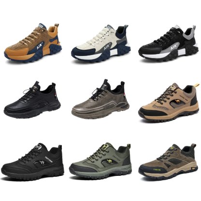 🔥Last Day Promotion 70% OFF 🎁 Men's Outdoor Non-slip Comfy Arch Support Walking Shoes, Comfy Orthopedic Walking Shoes