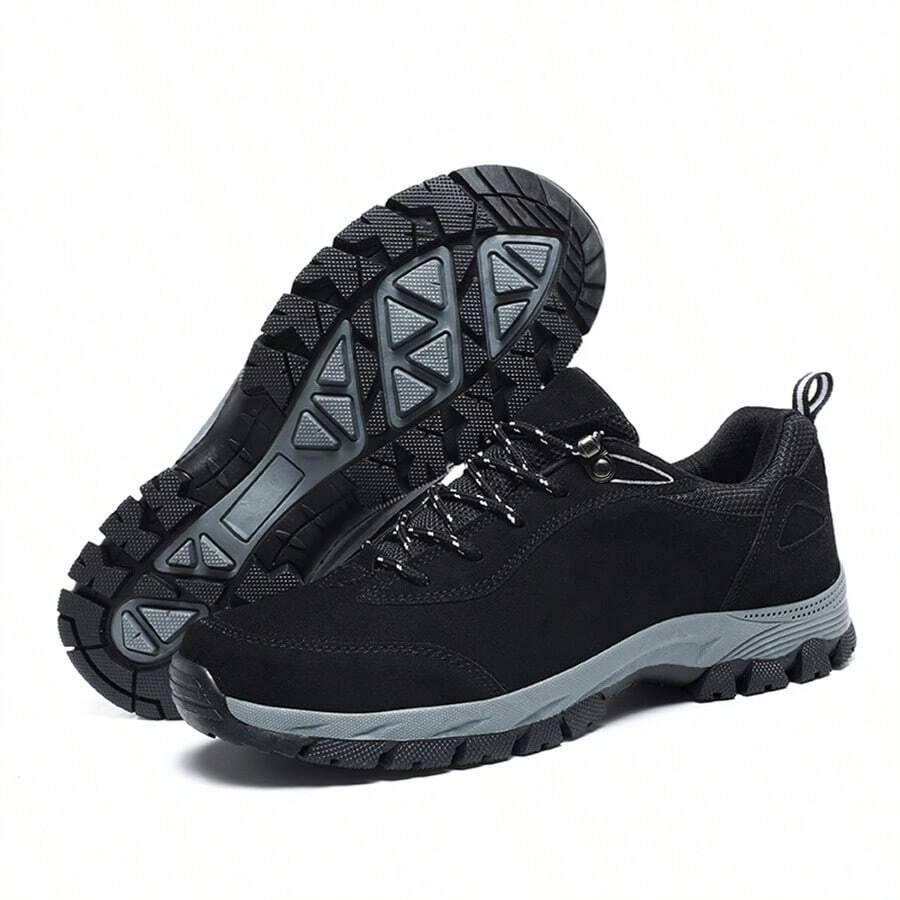 Men's Lightweight Non-Slip Suede Leather Outdoor Shoes,Comfy Orthopedic Walking Shoes - 4004