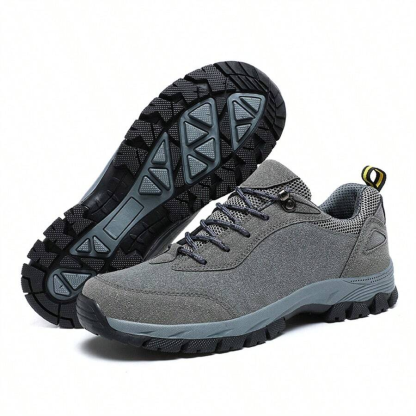 Men's Lightweight Non-Slip Suede Leather Outdoor Shoes,Comfy Orthopedic Walking Shoes - 4004